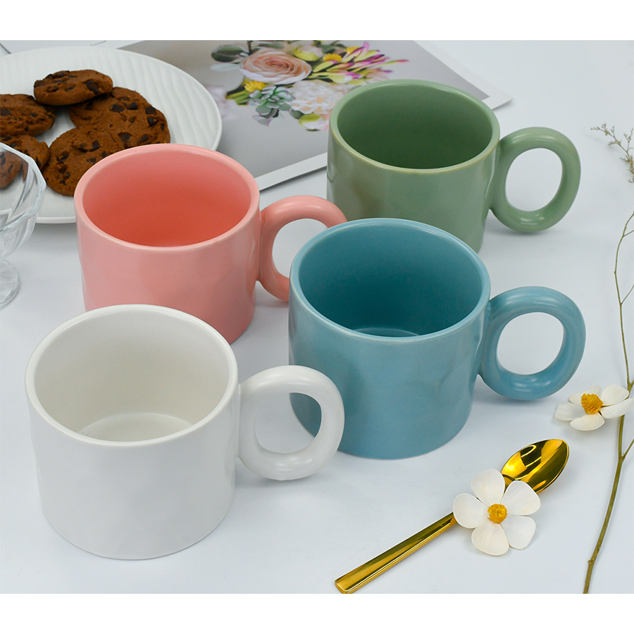 Cark Becher mattweiß 380ml ø10x8cm