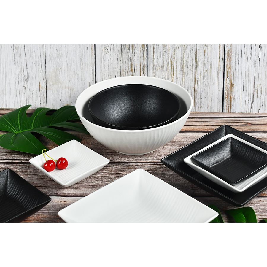 Cark Schüssel Ripple schwarz ø19cm