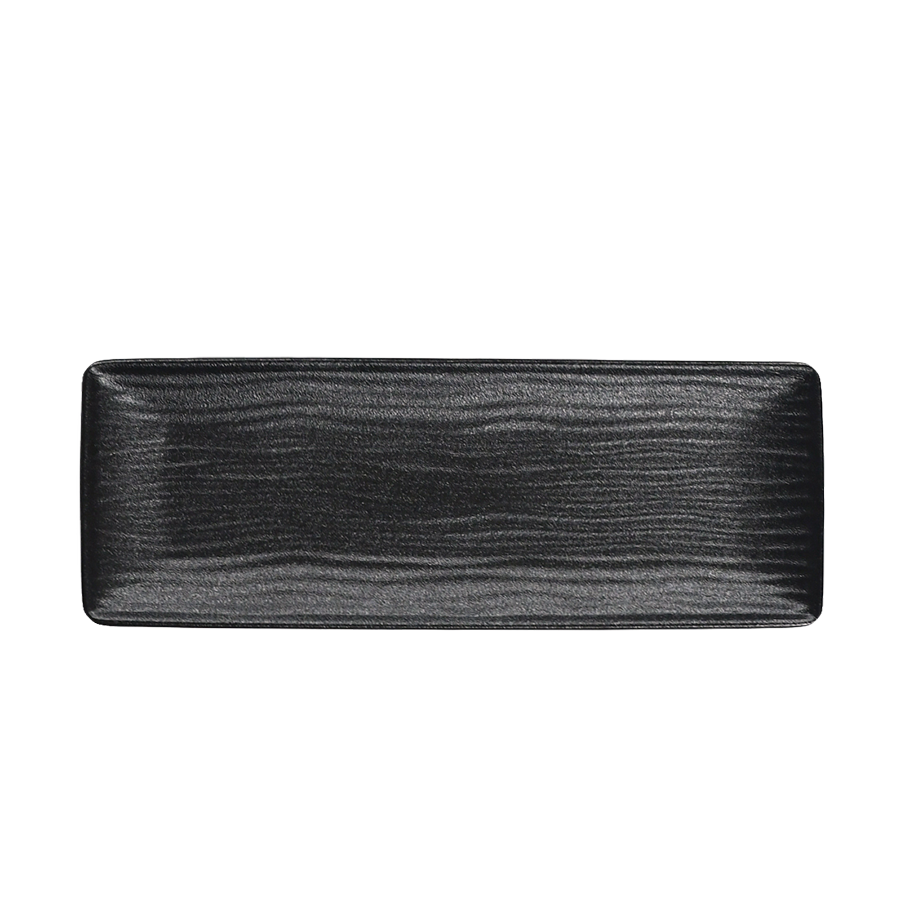 Cark Servierschüssel Ripple schwarz 25x9cm