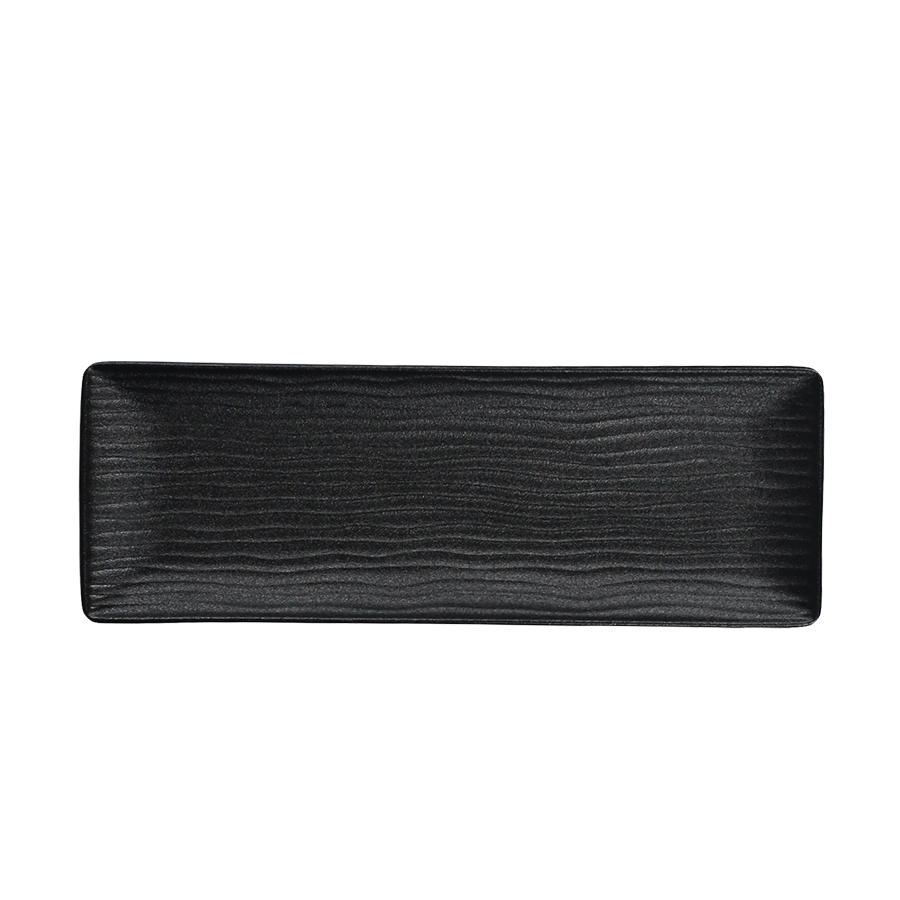 Cark Servierschüssel Ripple schwarz 31x11cm