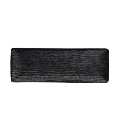 Cark Servierschüssel Ripple schwarz 31x11cm