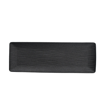 Cark Servierschüssel Ripple schwarz 38x13cm