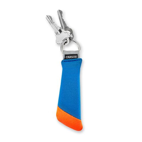 Carson Floating Key Ring für 3 Tasten Blue Orange