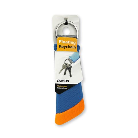 Carson Floating Key Ring für 3 Tasten Blue Orange