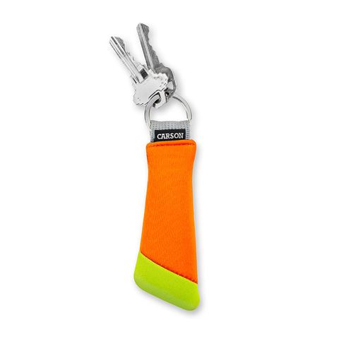 Carson Floating Key Ring für 3 Tasten Orange Gelb