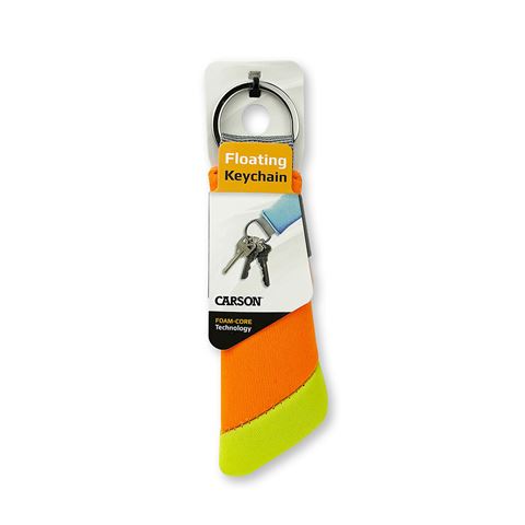 Carson Floating Key Ring für 3 Tasten Orange Gelb