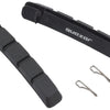 Quaxar 72 mm Patronen-Ersatzbremsbeläge für Shimano schwarz
