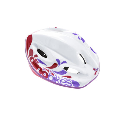 Dino Bikes Dino Kinderhelm weiß rosa 52-56cm