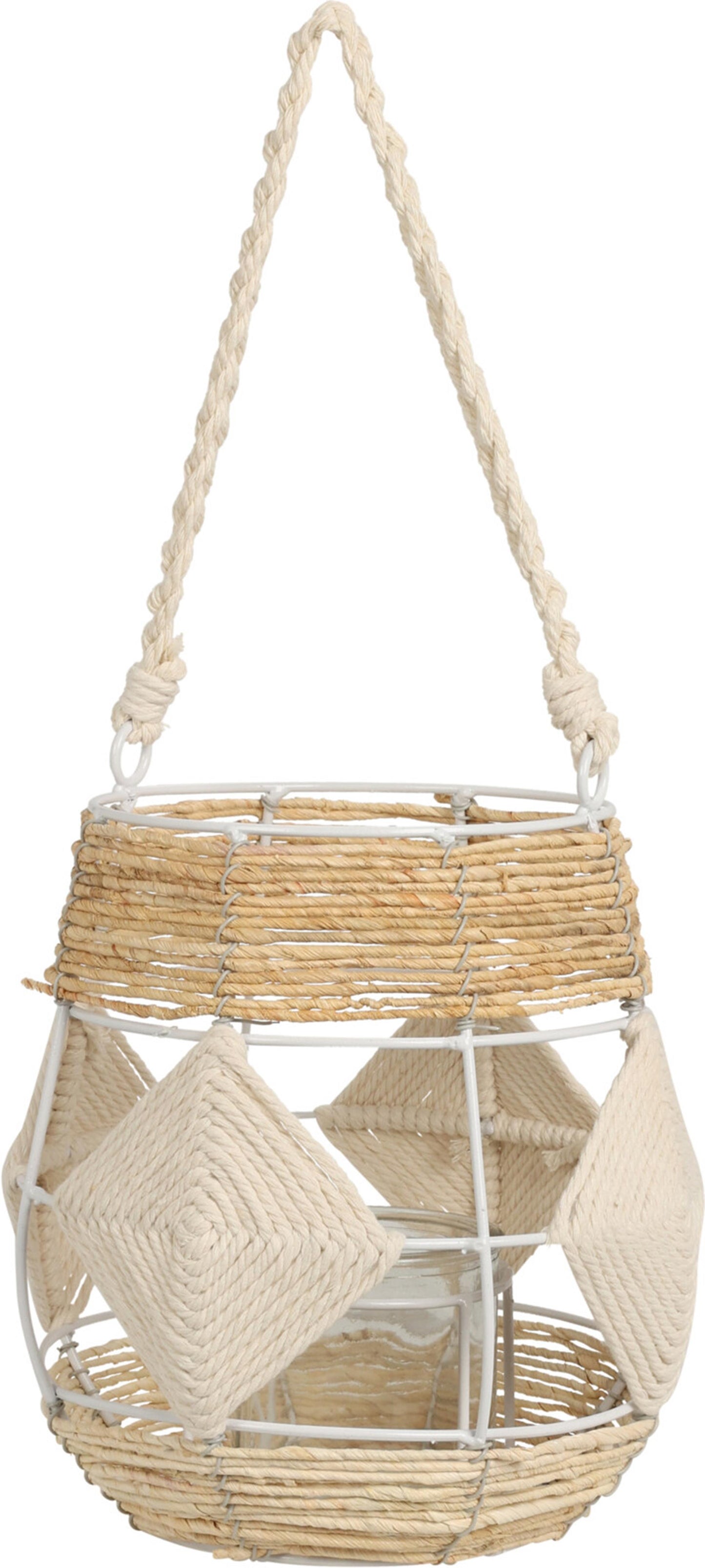 Home-Styling-Laterne 23x20cm Boho