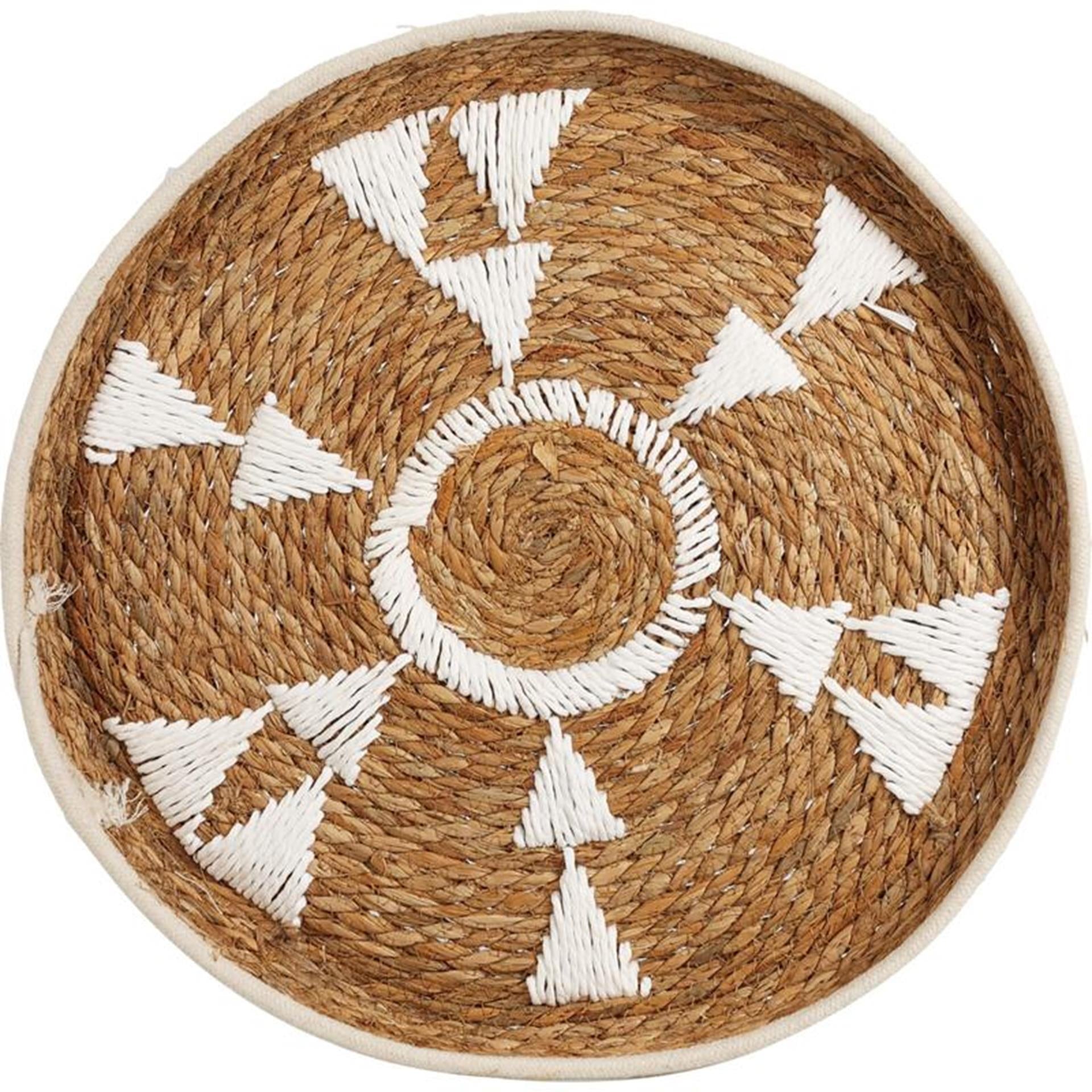 Home-Styling-Wanddeko aus Korbgeflecht, ø42 cm