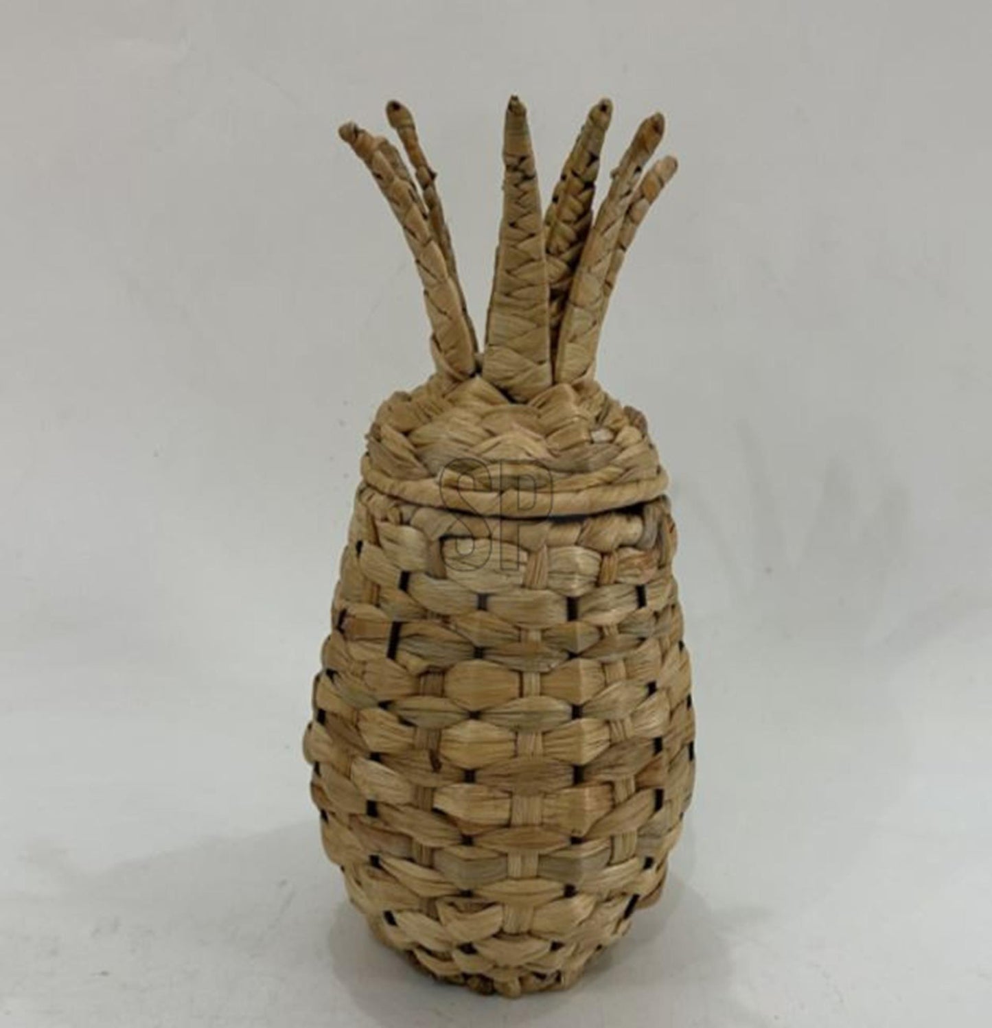 Cosydecor Ananaskorb aus Weidengeflecht, 35 cm