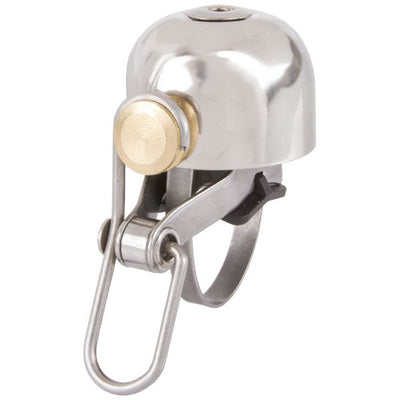 M-Wave Bella C-Yell Mini Glocke Kupfer Silber, Durchmesser 30mm