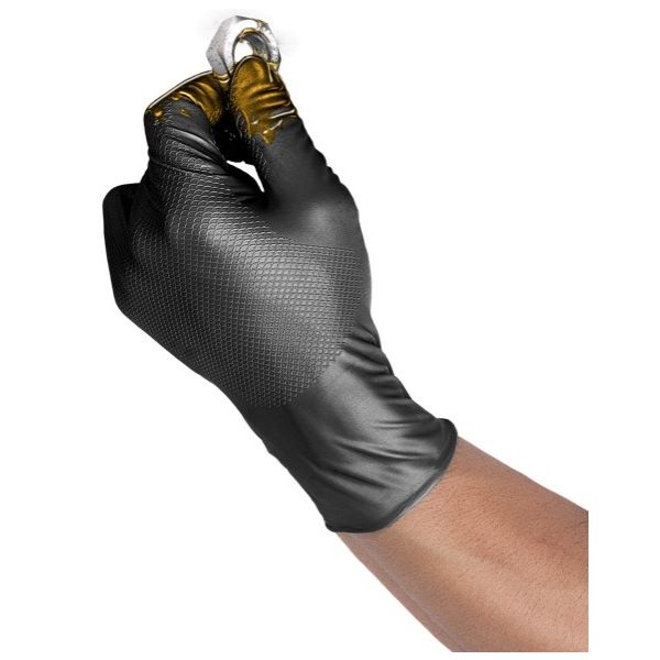Gripp-it Handschuhe Gripp-it Nitril l Box mit 50 Teilen schwarz