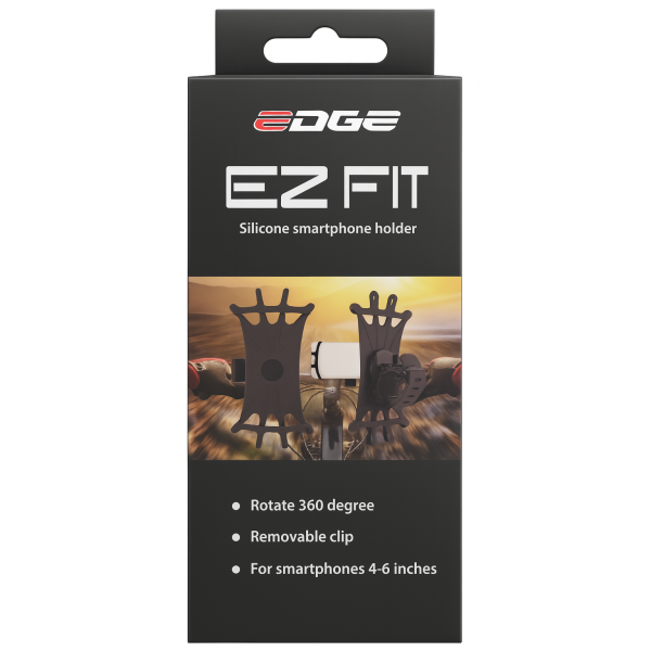 Edge Handy-Halter EZ Fit 360° Silikon schwarz