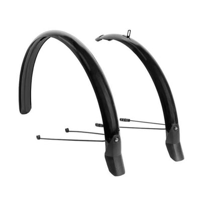 Kotflügelset 28 Lampo 58 mm breit - Matt Black