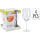 Excellent Houseware Cocktailglas, 600 ml, Schachtel mit 4 Stück