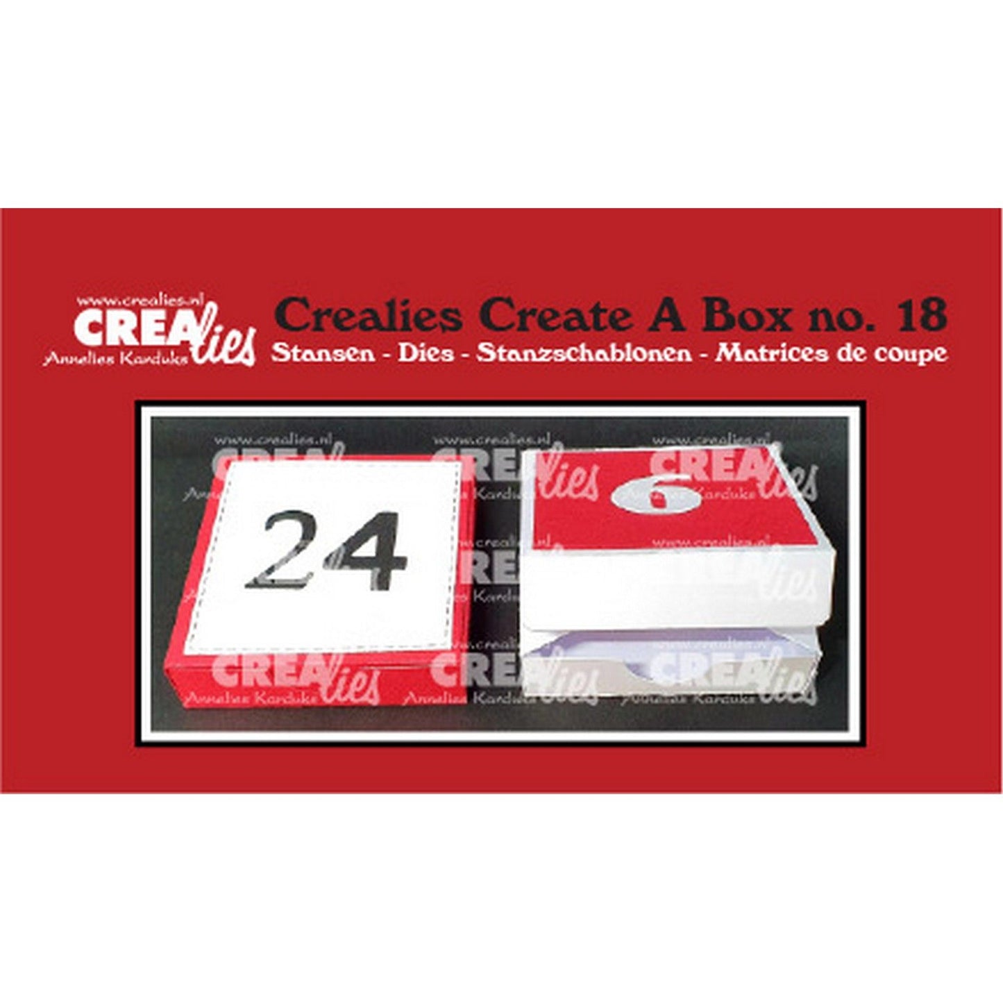 Crealies • Gestalten Sie eine Box-Adventsbox 6 cm
