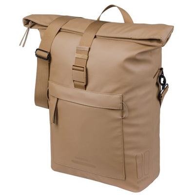 Basil Fahrrad-Umhängetasche Brooklyn Mik 17l 14 x 32 x 40 cm – Sand