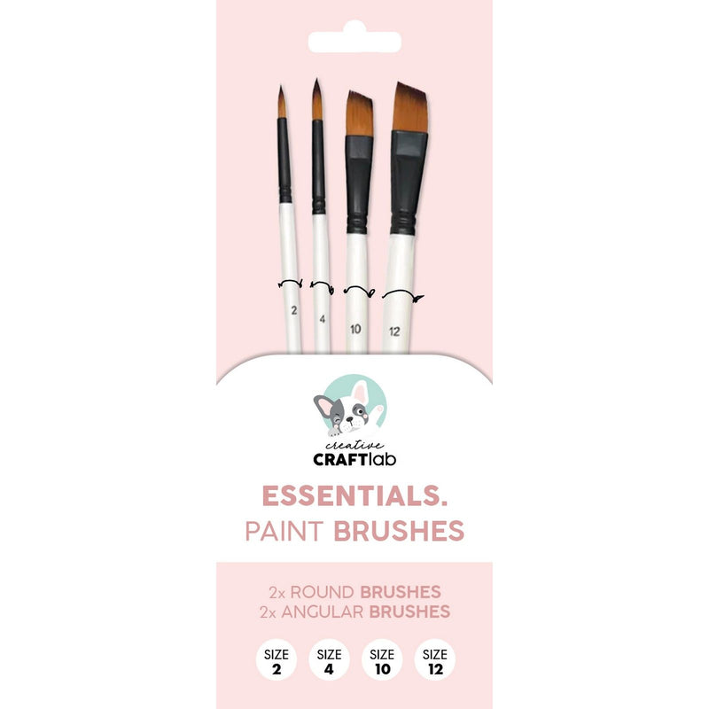 Creative Craftlab • Essentials Pinsel-Set mit 4 Stück
