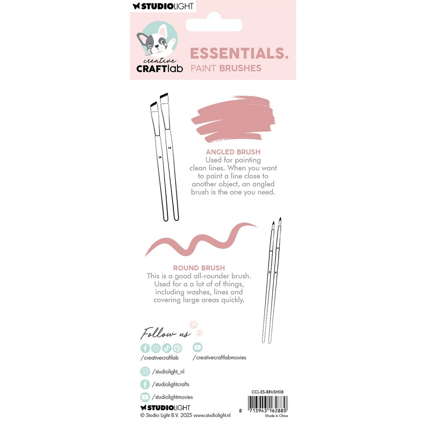 Creative Craftlab • Essentials Pinsel-Set mit 4 Stück