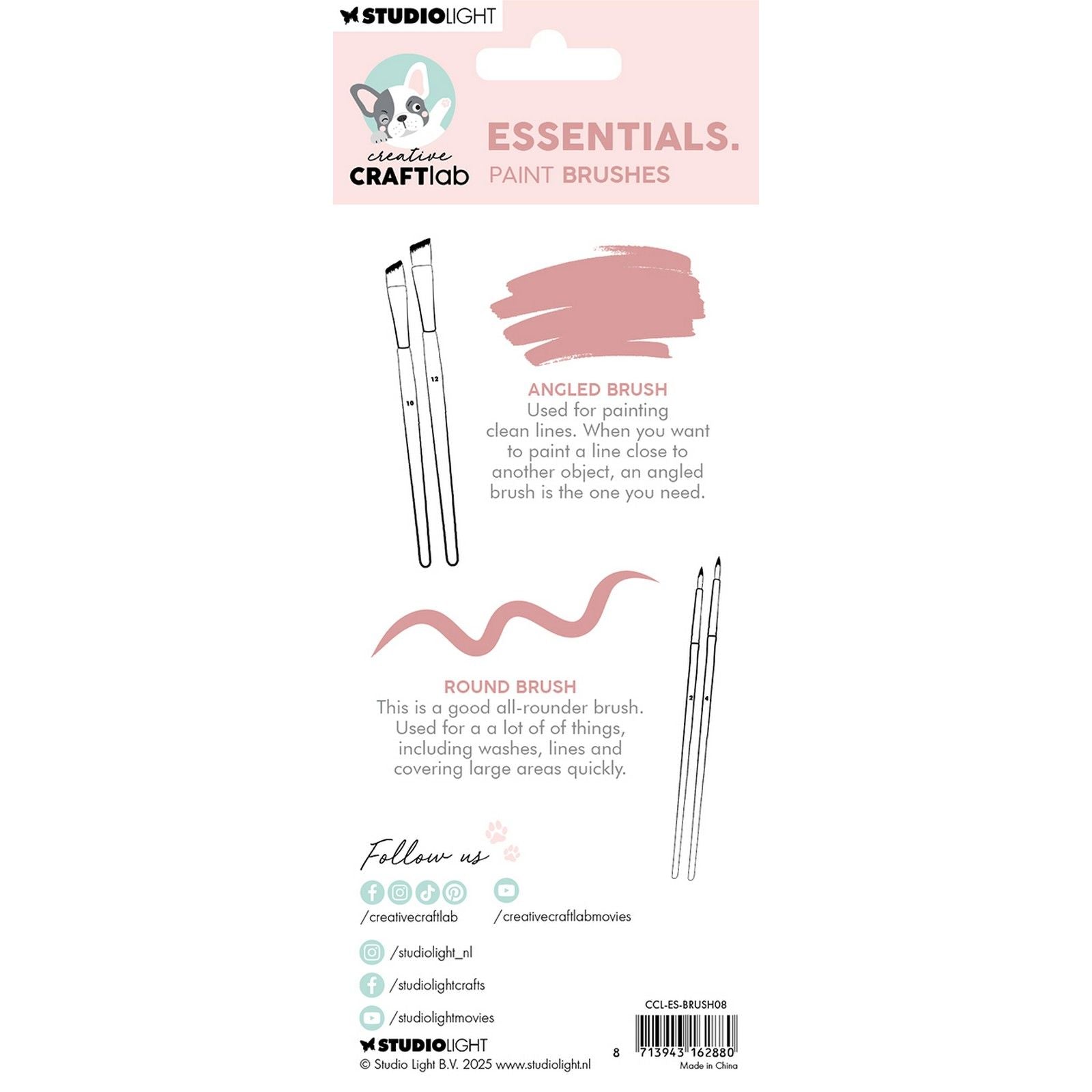 Creative Craftlab • Essentials Pinsel-Set mit 4 Stück