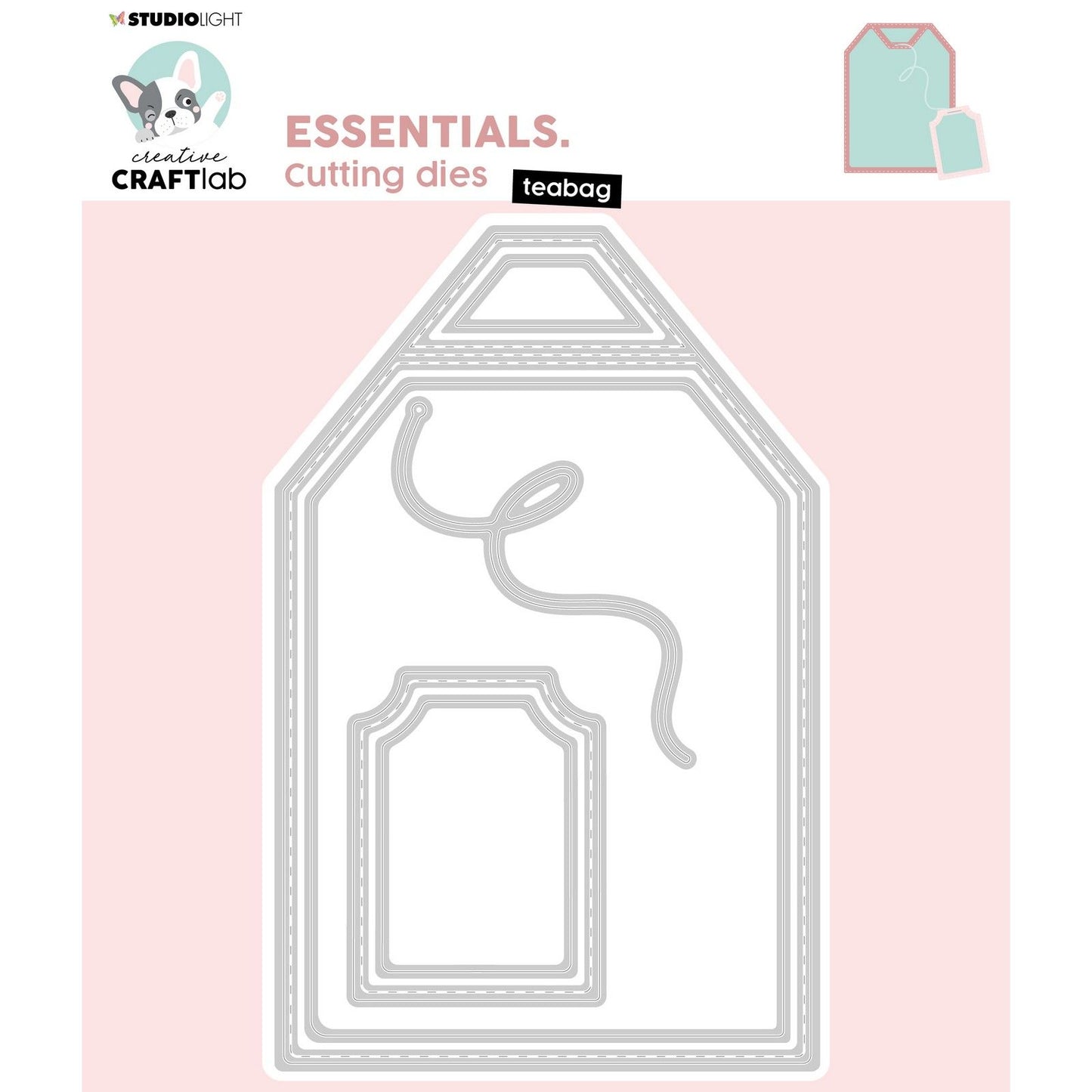 Creative Craftlab • Essentials-Schneideschablone Teebeutel