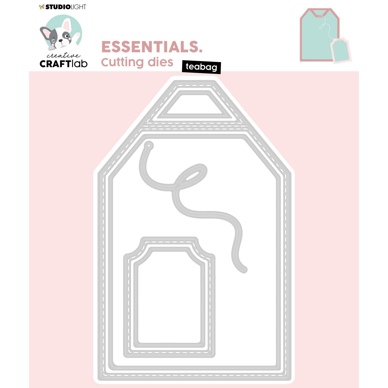 Creative Craftlab • Essentials-Schneideschablone Teebeutel