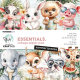 Creative Craftlab • Essentials Collage-Papierblock, Sommerbrise - afbeelding 1