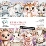 Creative Craftlab • Essentials Collage-Papierblock – lassen Sie sich erblühen