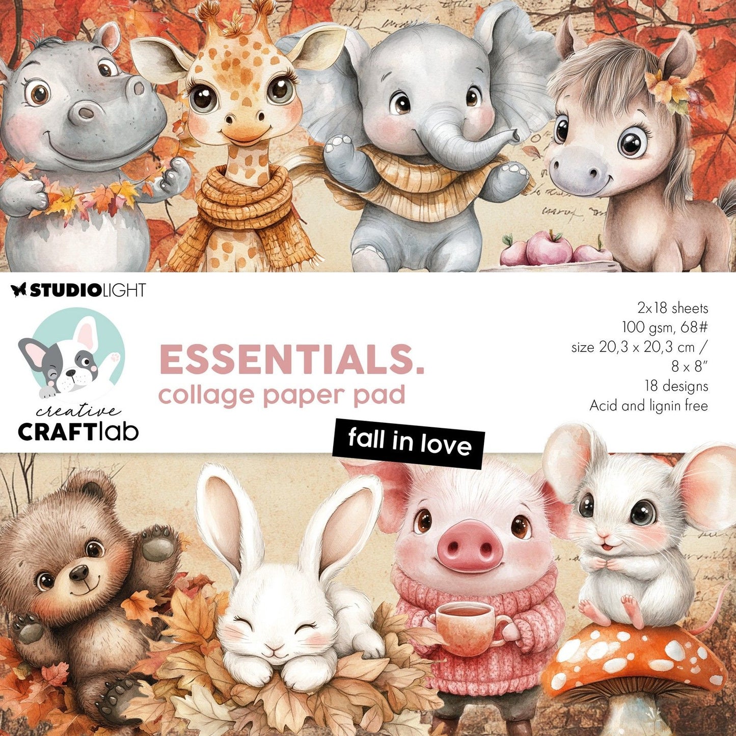 Creative Craftlab • Essentials Collage-Papierblock zum Verlieben