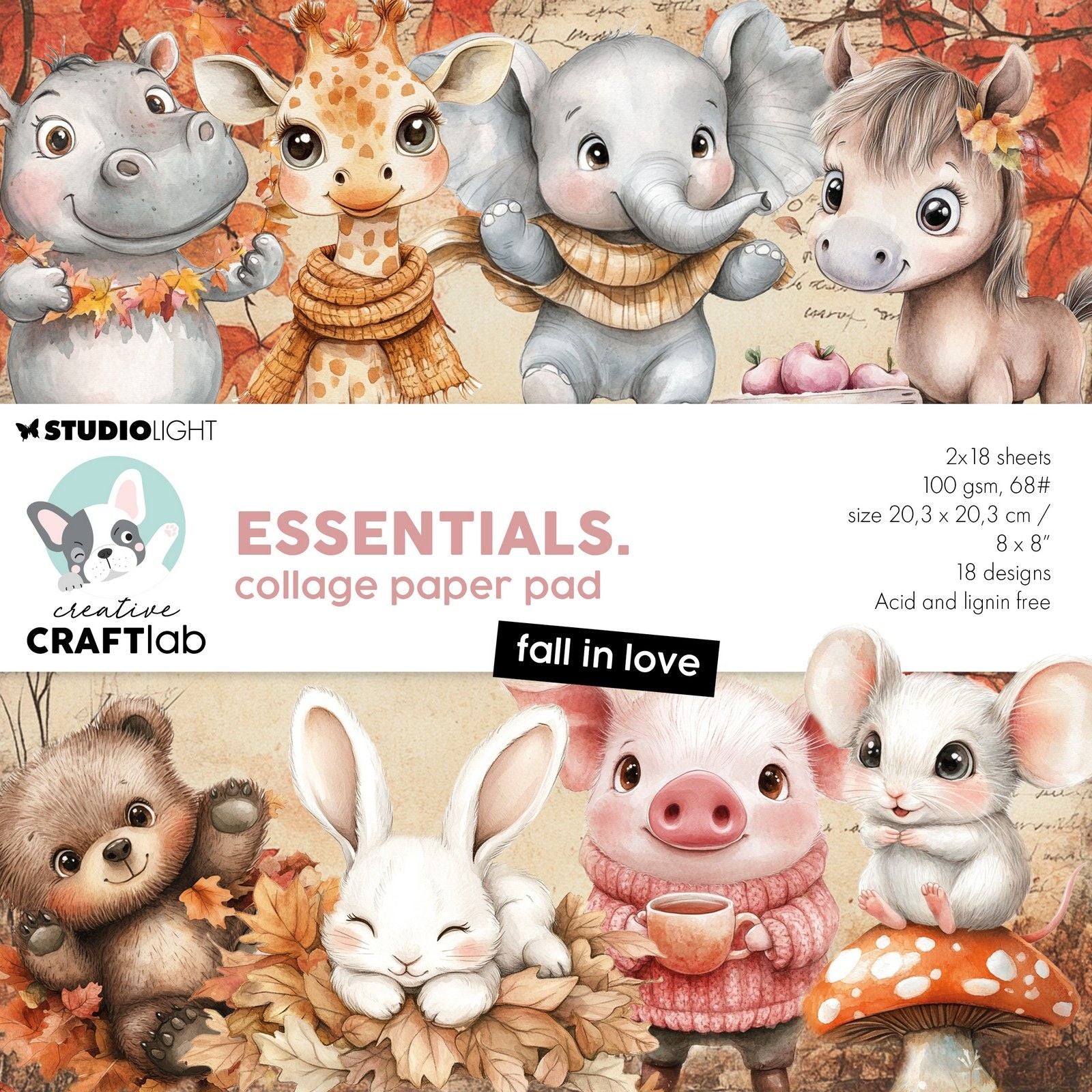 Creative Craftlab • Essentials Collage-Papierblock zum Verlieben