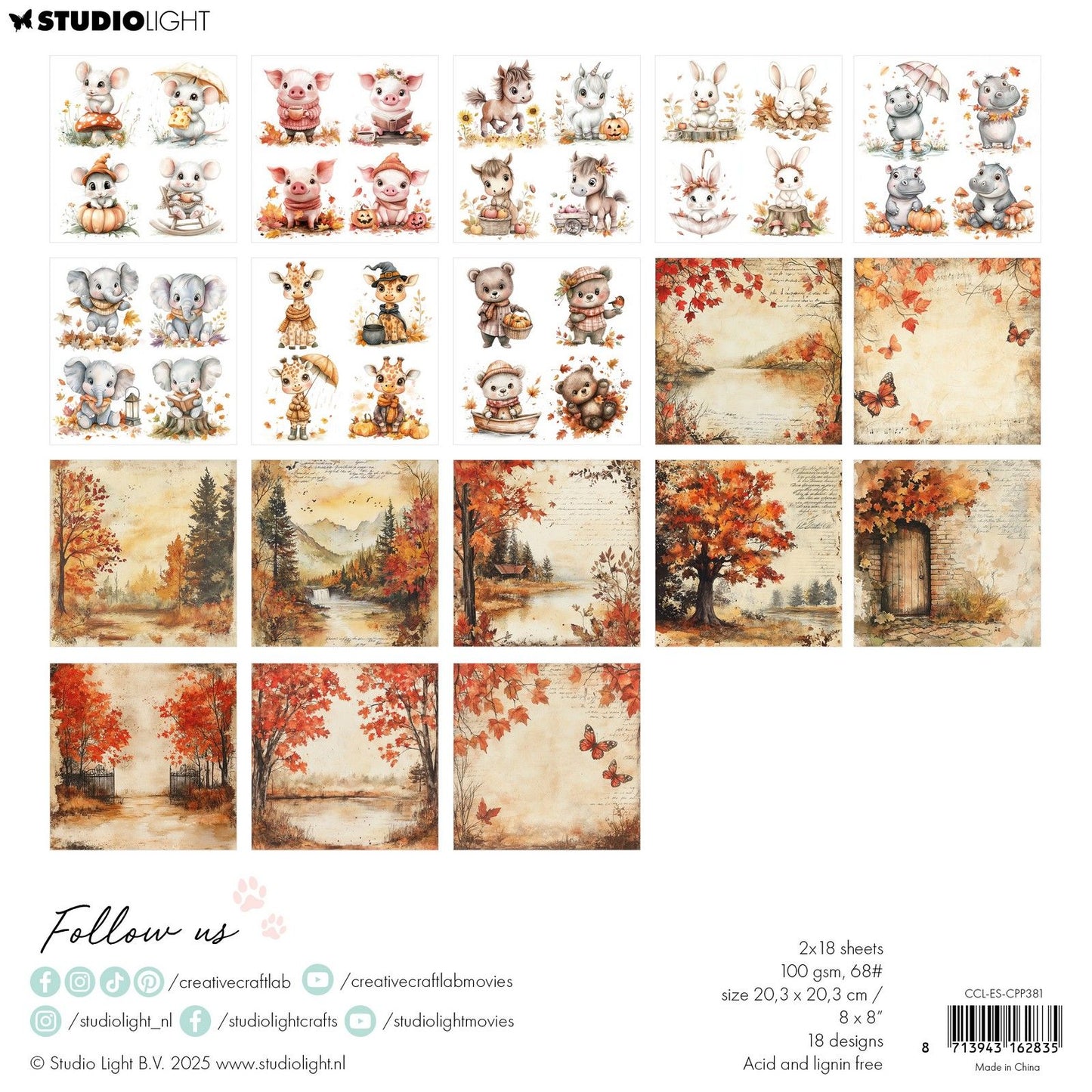 Creative Craftlab • Essentials Collage-Papierblock zum Verlieben