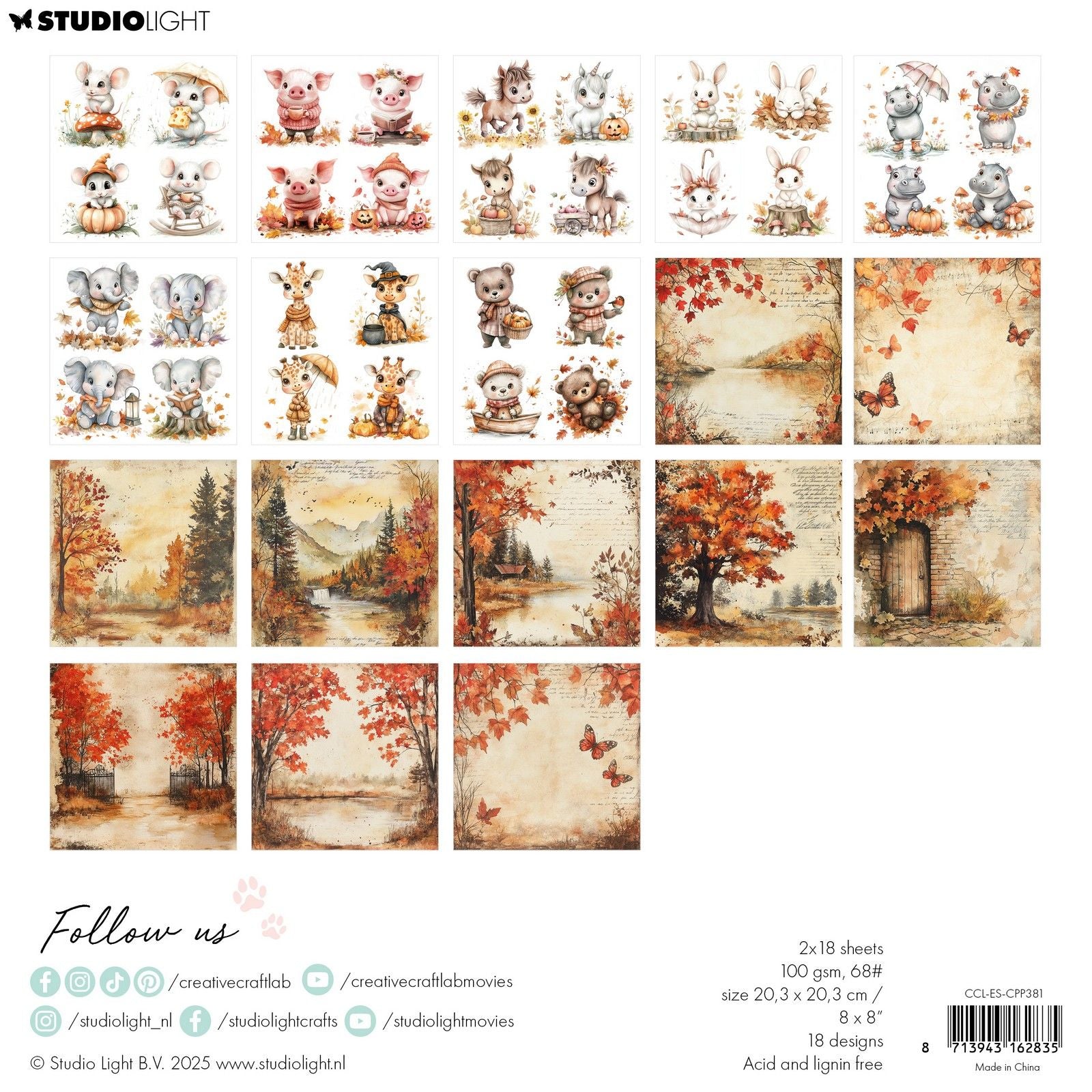 Creative Craftlab • Essentials Collage-Papierblock zum Verlieben