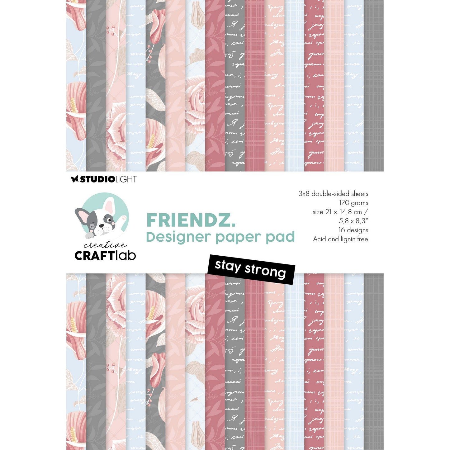 Creative Craftlab • Essentials Design-Papierblock bleibt stabil