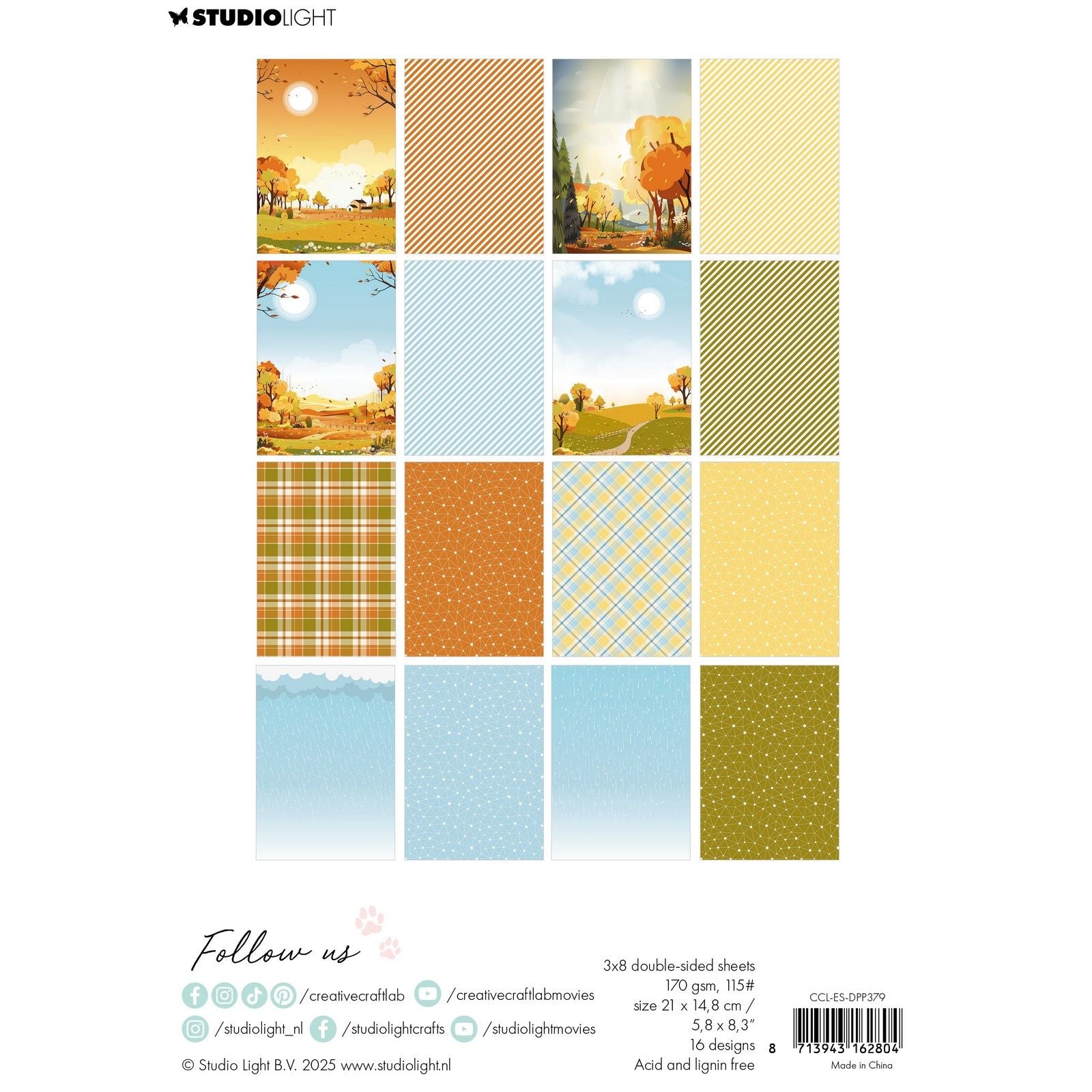 Creative Craftlab • Essentials Designer-Papierpad-Pulloverwetter