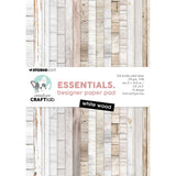 Creative Craftlab • Essentials Design-Papierblock, weißes Holz - afbeelding 1