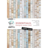 Creative Craftlab • Essentials Design-Papierblock, Shabby-Holz - afbeelding 1