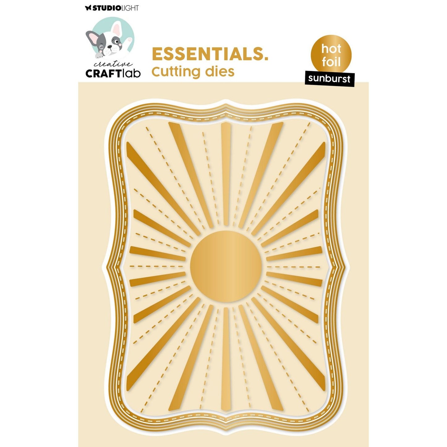Creative Craftlab • Essentials Heißfolien-Stanzform Sunburst