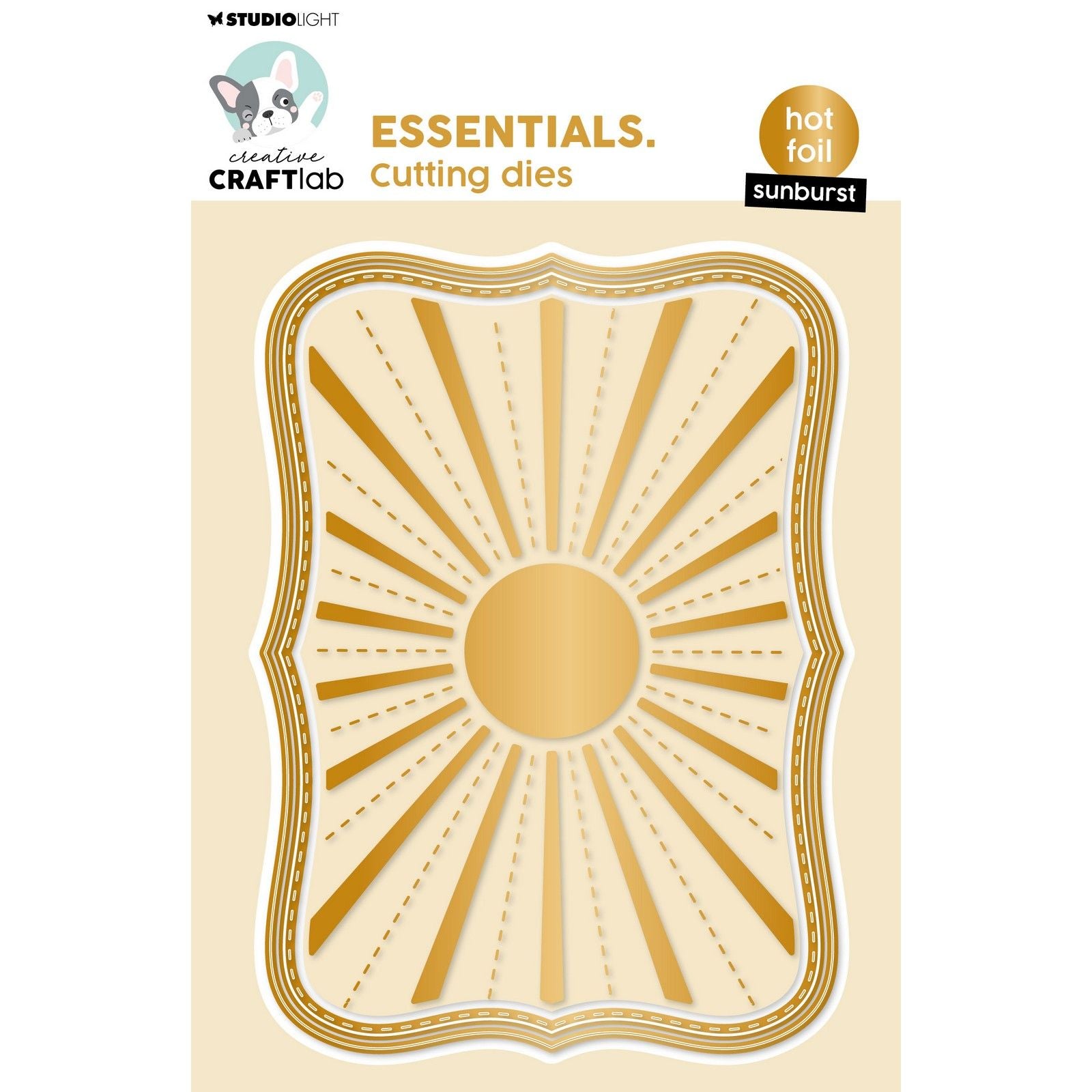 Creative Craftlab • Essentials Heißfolien-Stanzform Sunburst