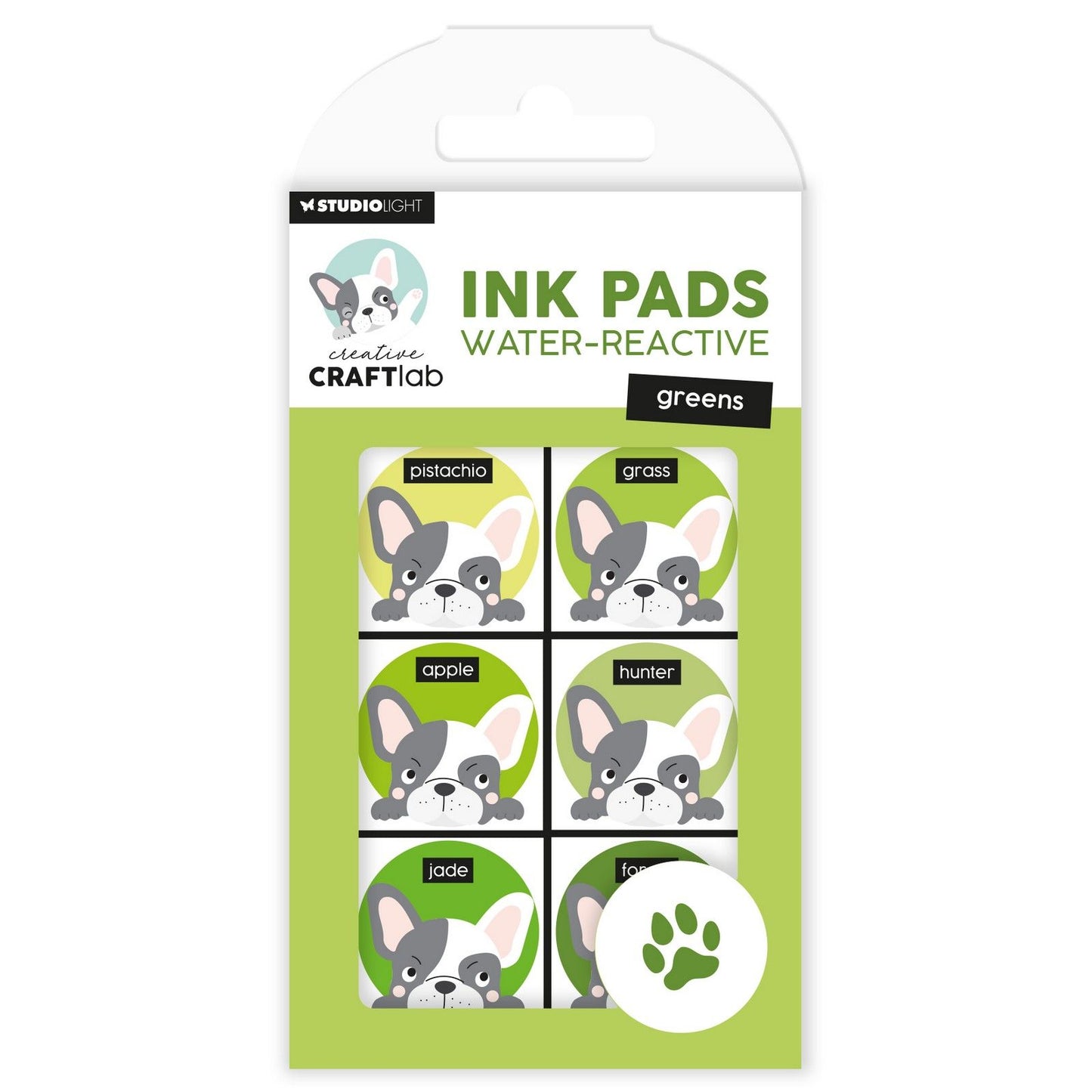 Creative Craftlab • Essentials Stempelkissen, wasserreaktive Grüntöne