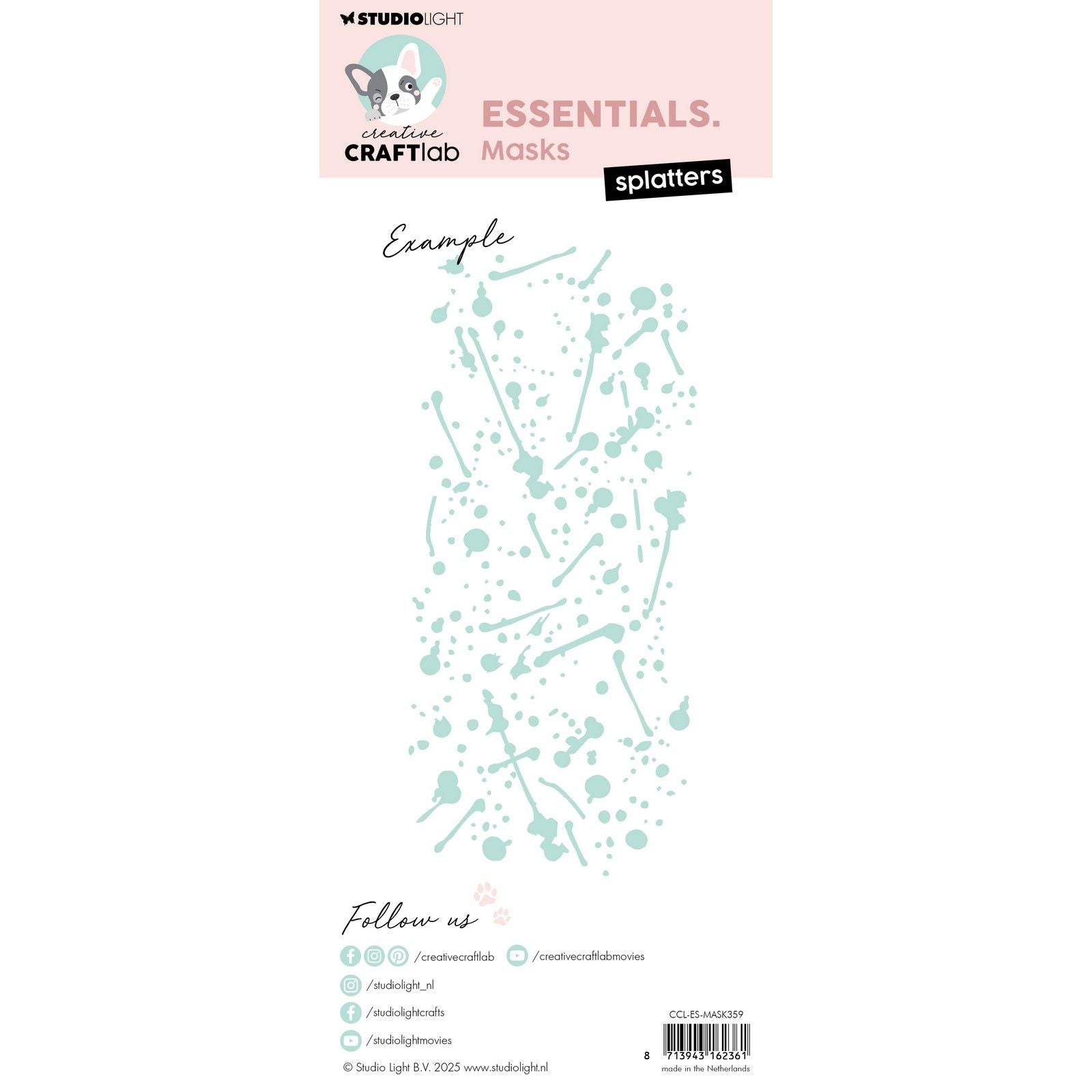 Creative Craftlab • Essentials maskiert Schablonenspritzer