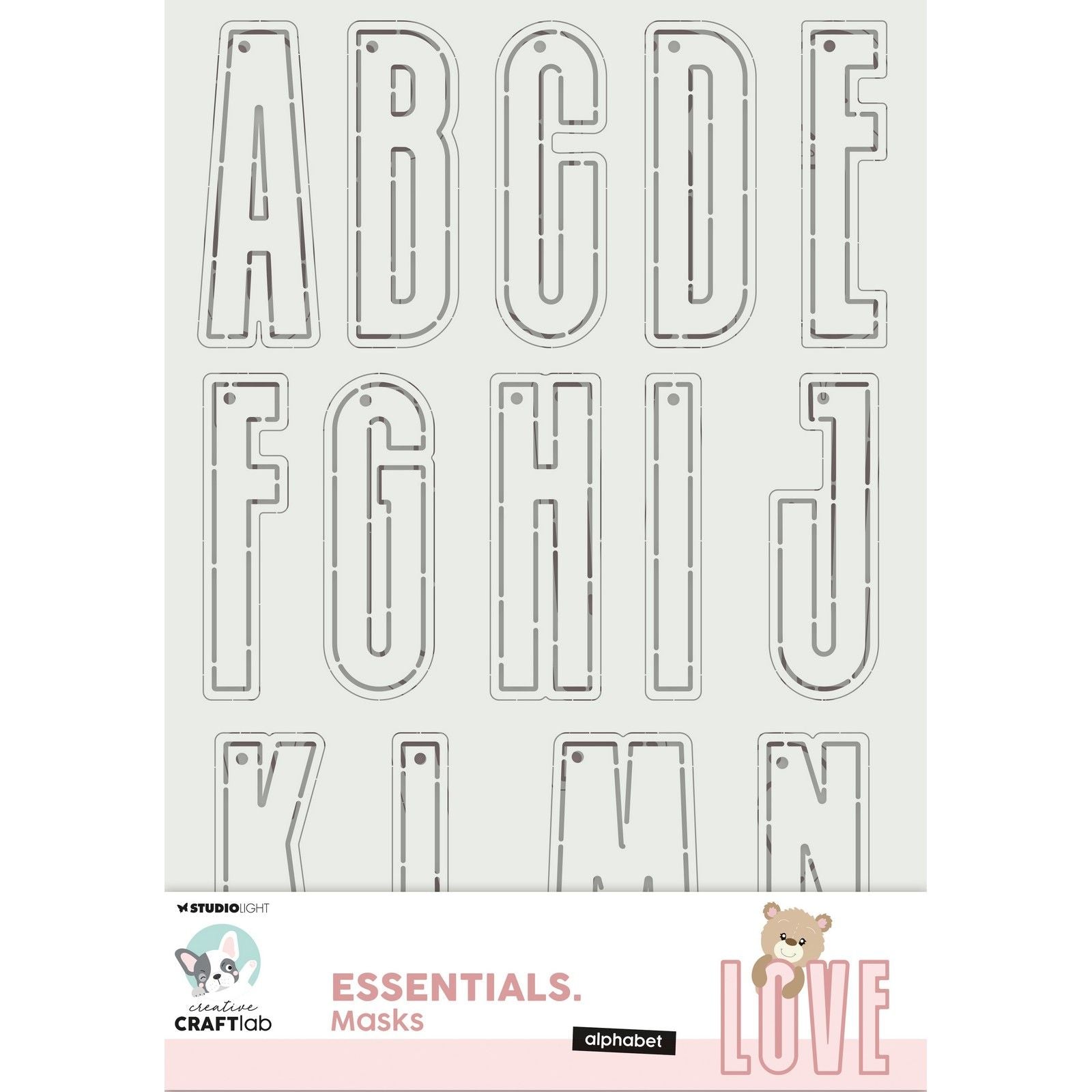 Creative Craftlab • Essentials-Masken-Alphabet
