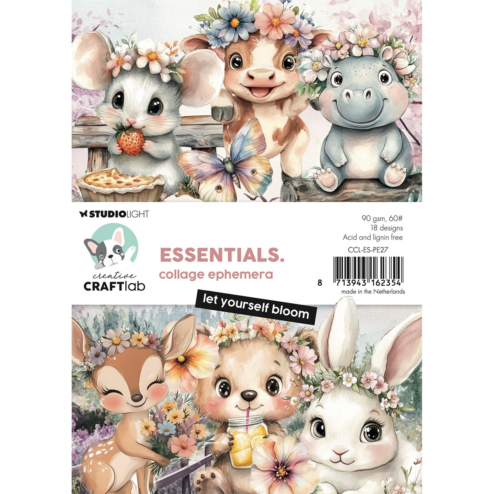 Creative Craftlab • Essentials Collage Ephemera – lassen Sie sich erblühen