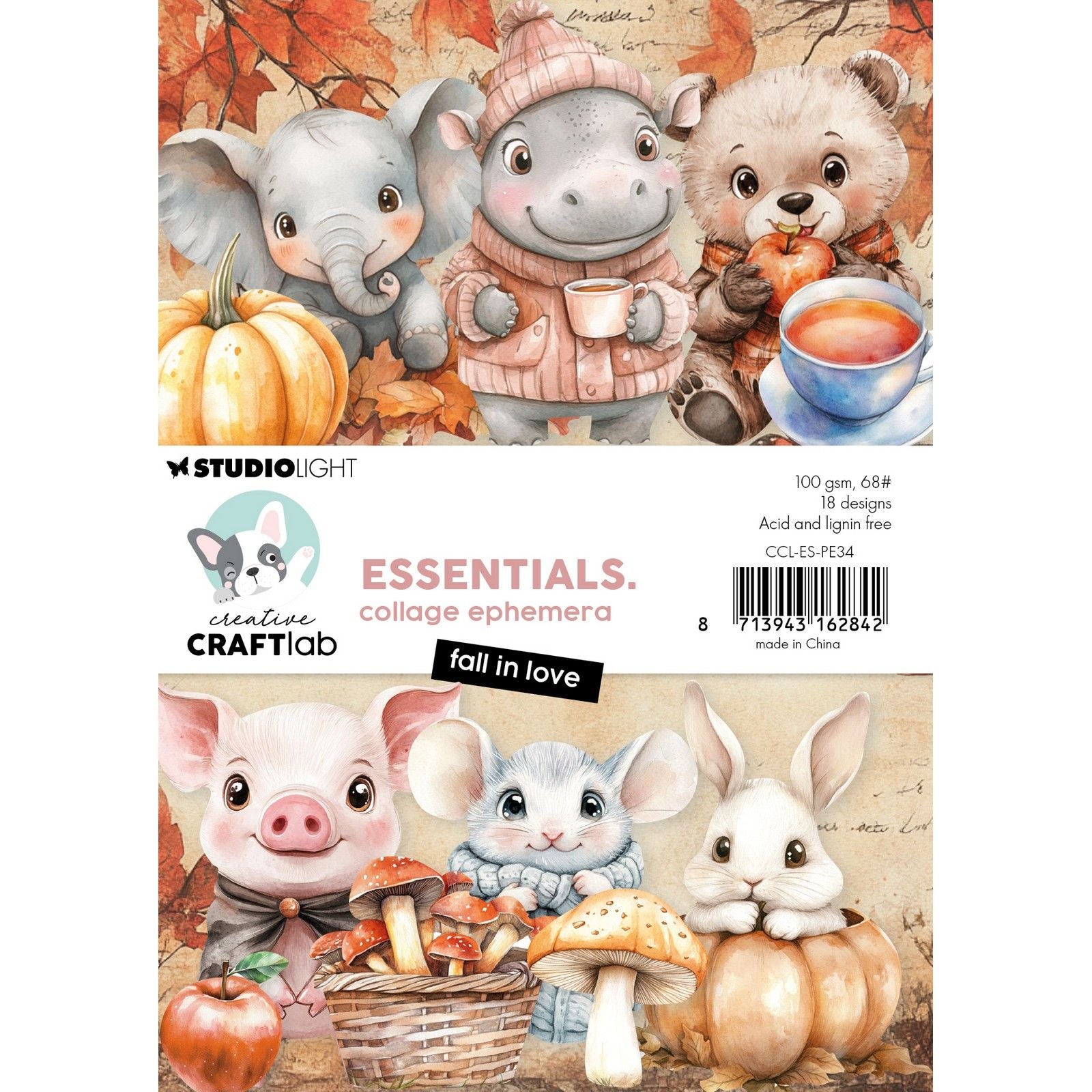 Creative Craftlab • Essentials Collage Ephemera „Verliebe dich“.