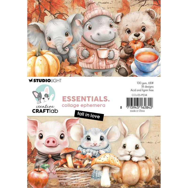 Creative Craftlab • Essentials Collage Ephemera „Verliebe dich“.