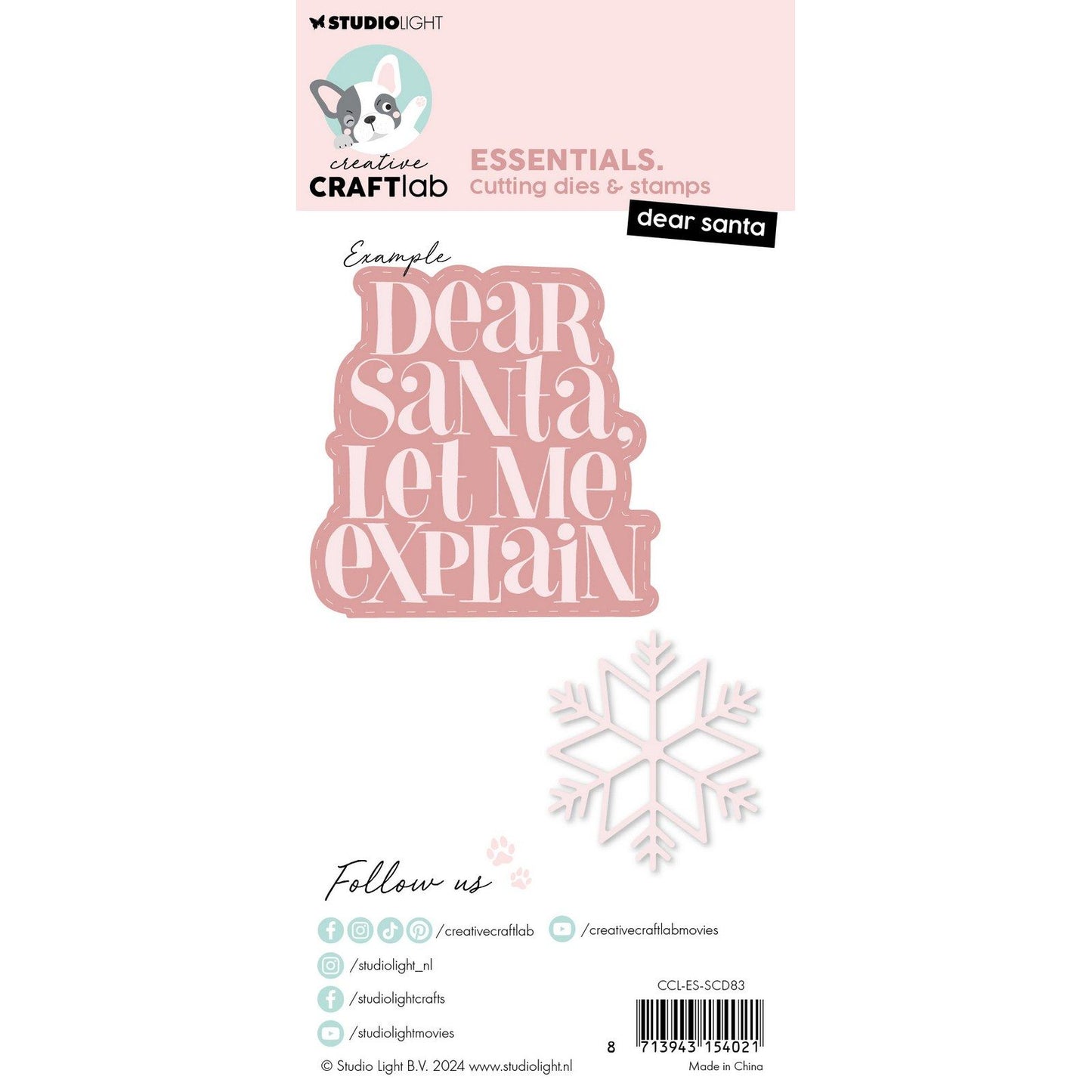 Creative Craftlab • Essentials Stempel-Stanzform, lieber Weihnachtsmann