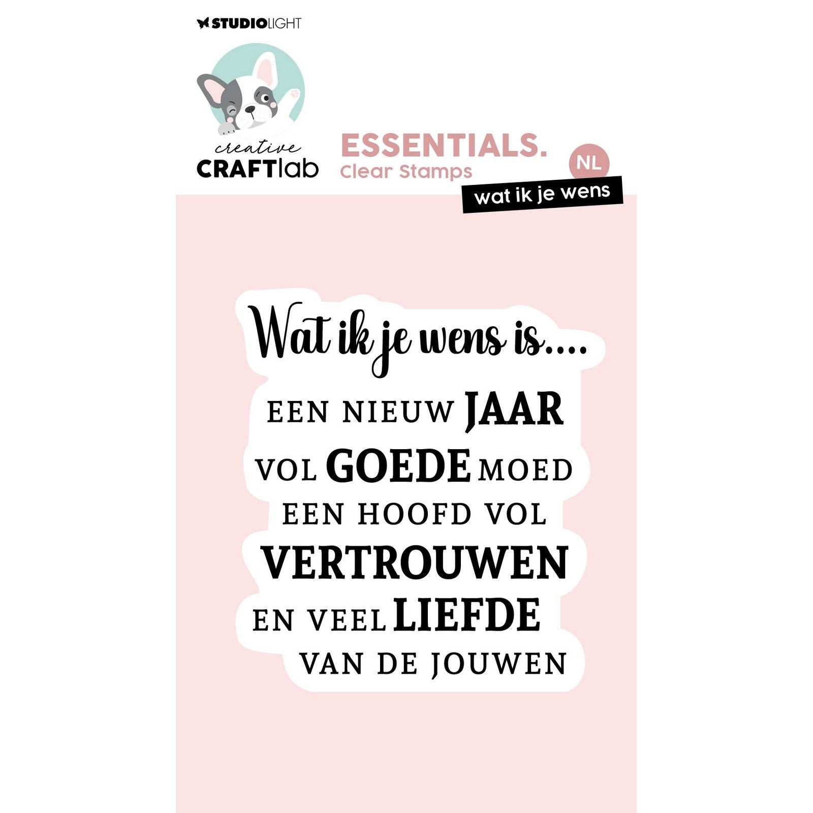 Creative Craftlab Creative Craft Lab • Essentials Clear Stamp, was ich dir wünsche