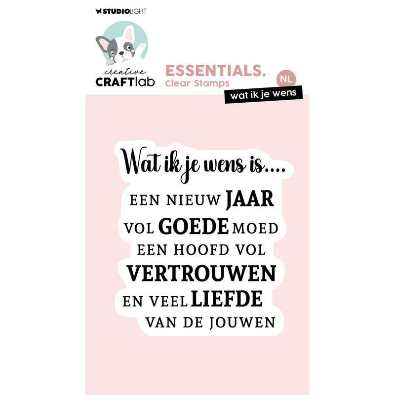 Creative Craftlab Creative Craft Lab • Essentials Clear Stamp, was ich dir wünsche