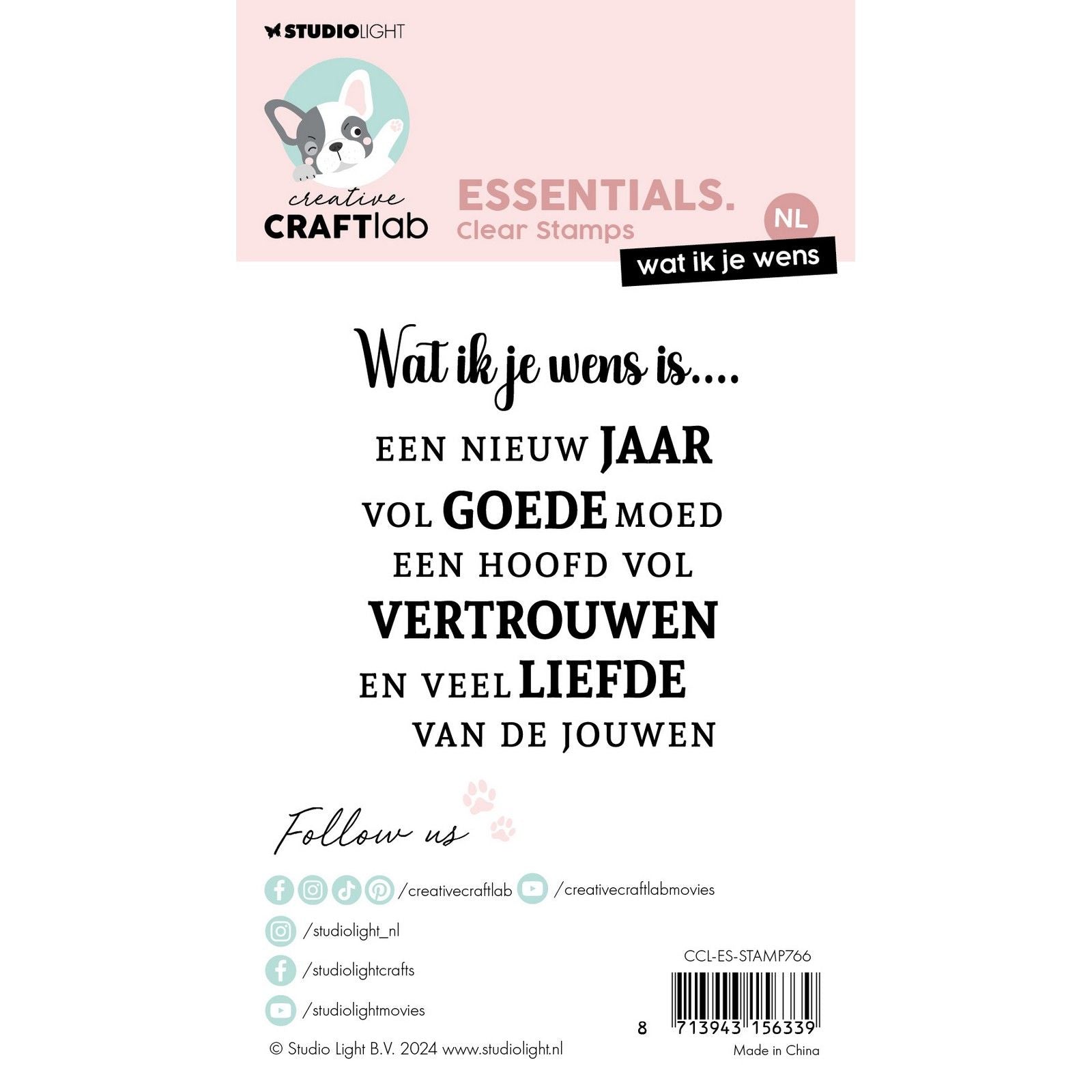 Creative Craftlab Creative Craft Lab • Essentials Clear Stamp, was ich dir wünsche
