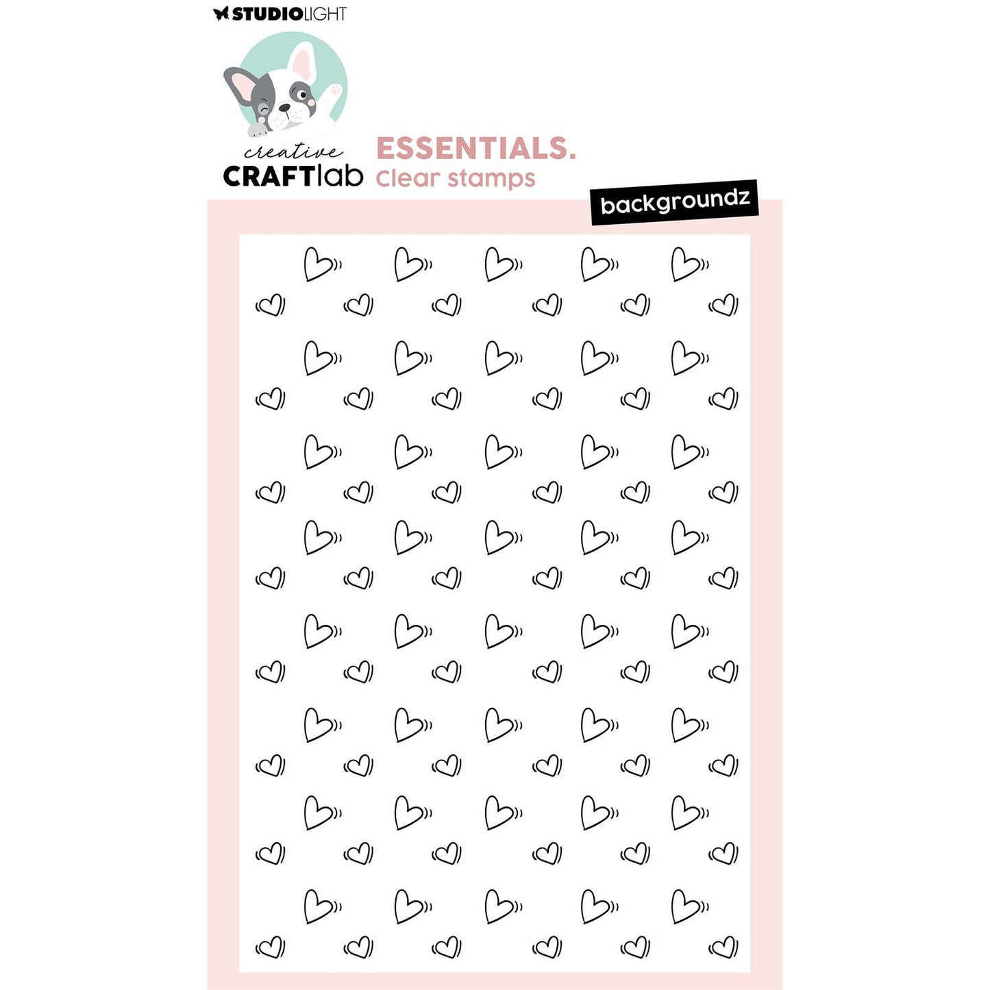 Creative Craftlab • Essentials Clear Stamp Backgroundz Herzen